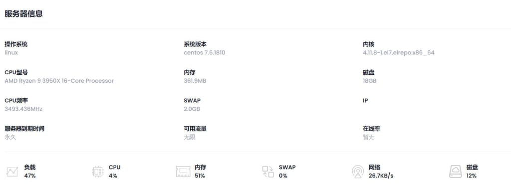 Nodepanels：在线服务器探针，免费版为5台-皑雪